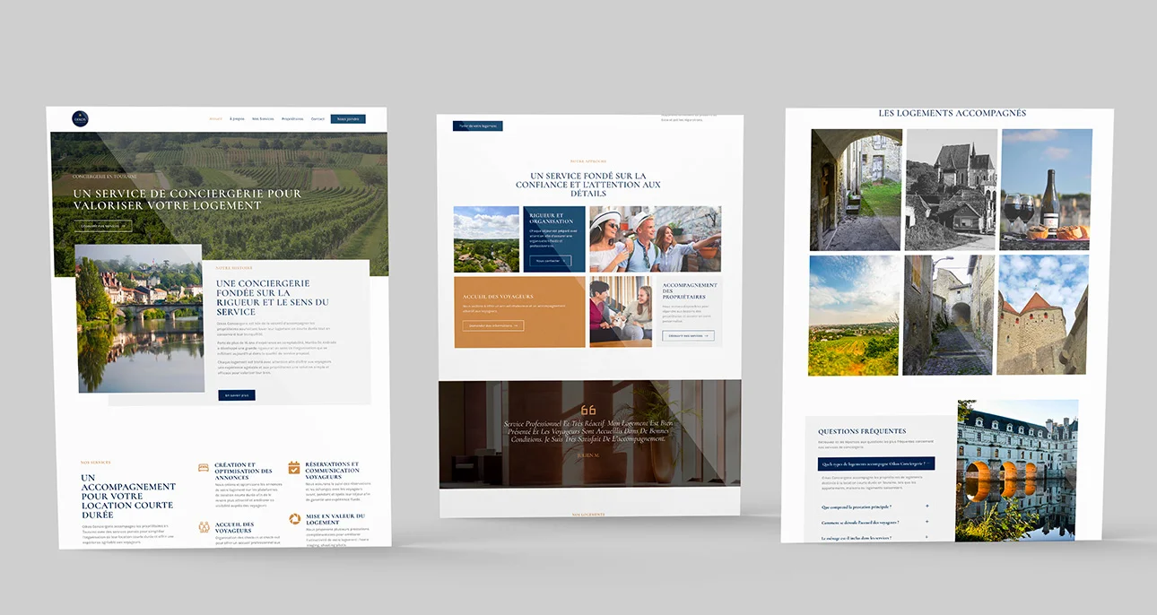 Site web livré à un client Vandixia — projet 5